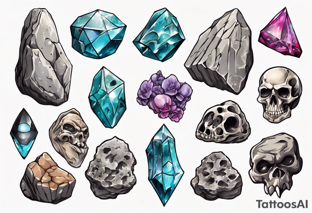 A rock tattoo idea