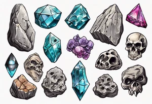 A rock tattoo idea