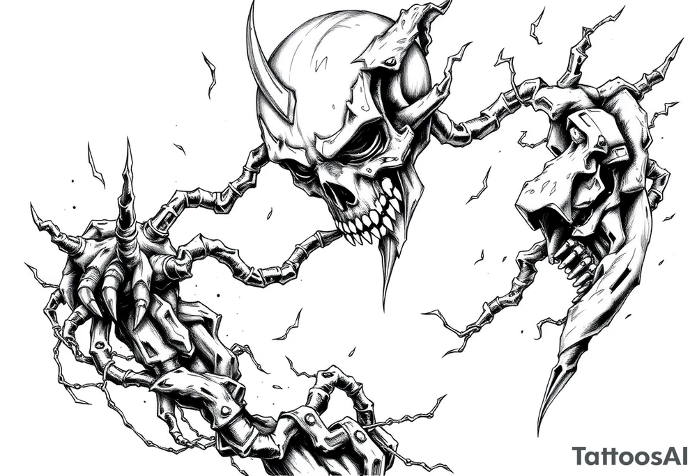 corrupt system tattoo idea