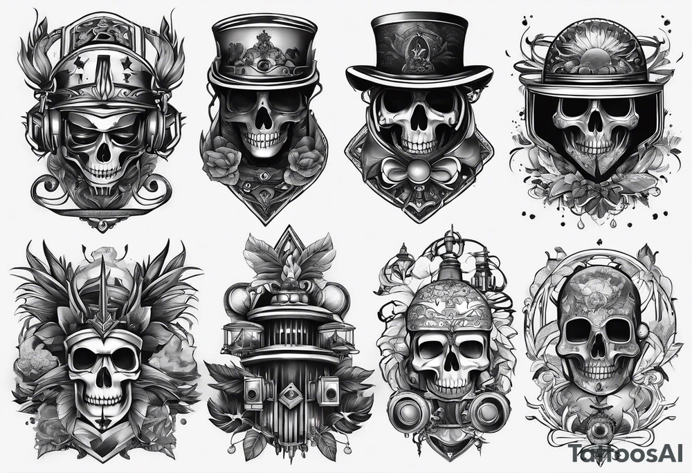 Daft Punkt musik tattoo idea