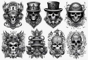 Daft Punkt musik tattoo idea