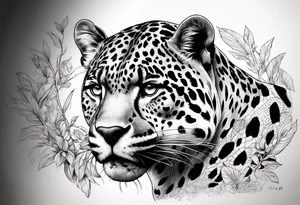 jaguar stalking tattoo idea