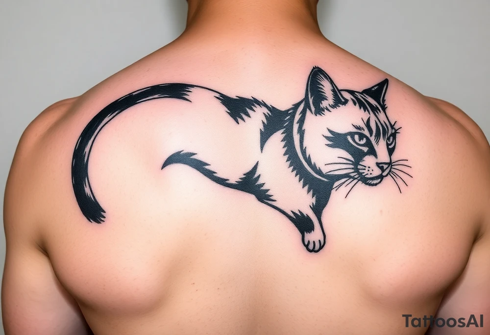 Black Cat tattoo idea