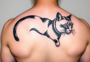 Black Cat tattoo idea