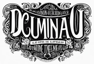 domineadiuvaincredulitatemmeam tattoo idea