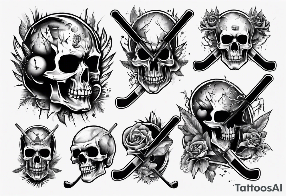 Hockey
no skulls tattoo idea