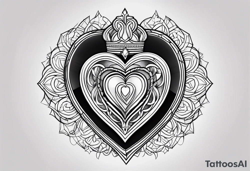 sacred heart tattoo idea