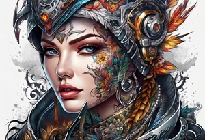 Torn skin tattoo design tattoo idea