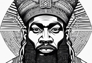 African Moses tattoo idea