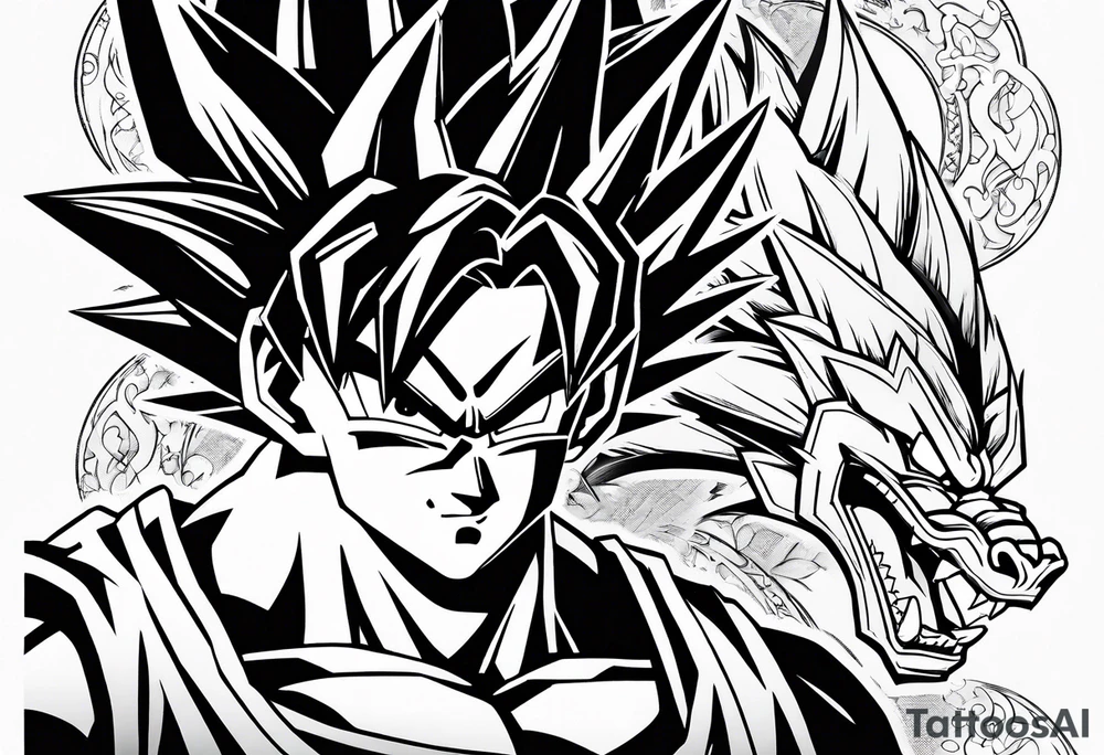 dragonball z tattoo idea