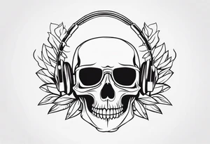 skull groovy tattoo idea