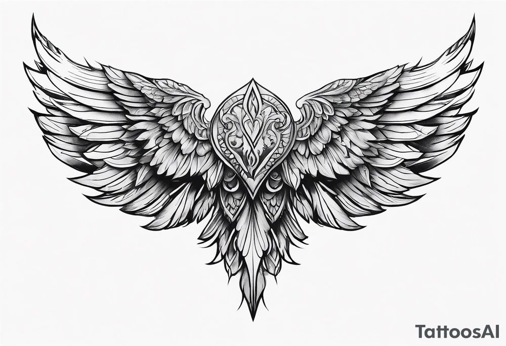 wings tattoo idea
