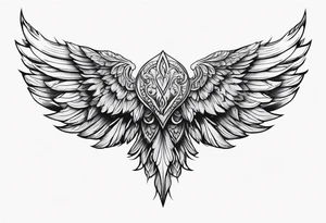 wings tattoo idea
