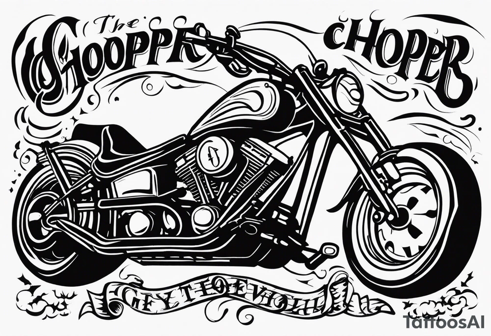 GET TO THE CHOPPER tattoo idea