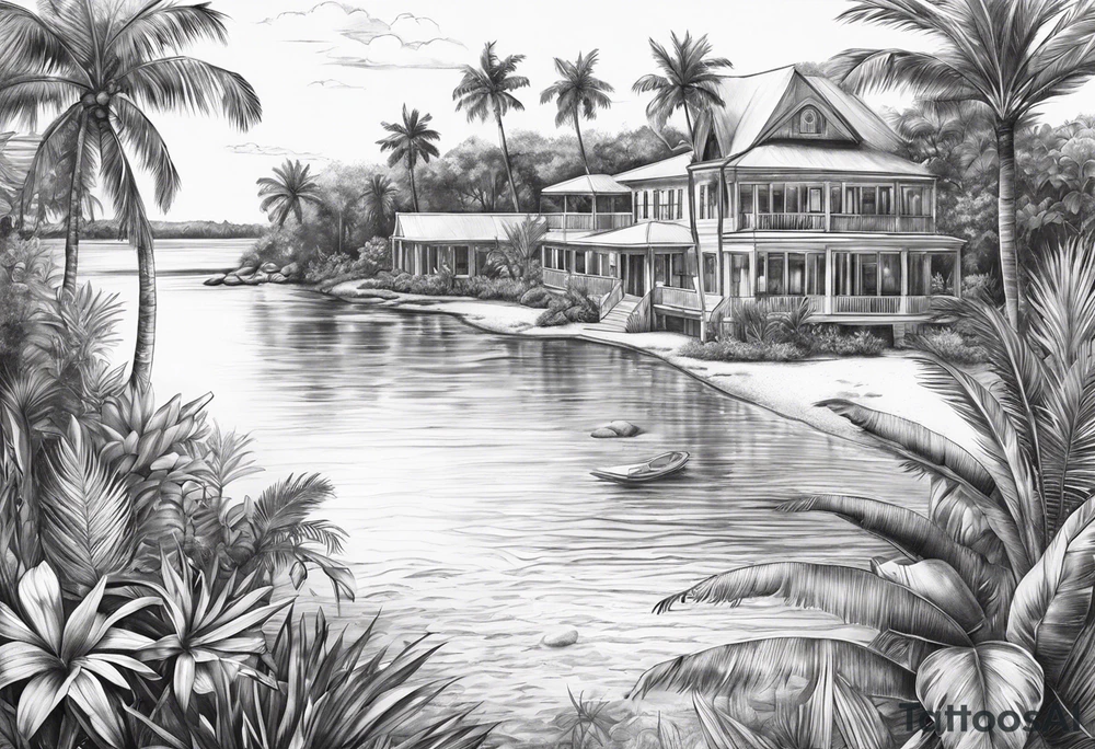Florida theme tattoo idea