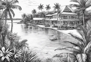 Florida theme tattoo idea