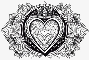 sacred heart neotraditional tattoo tattoo idea
