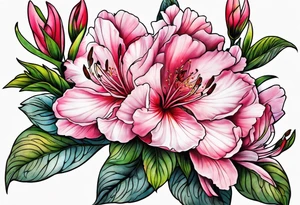 azalea tattoo idea
