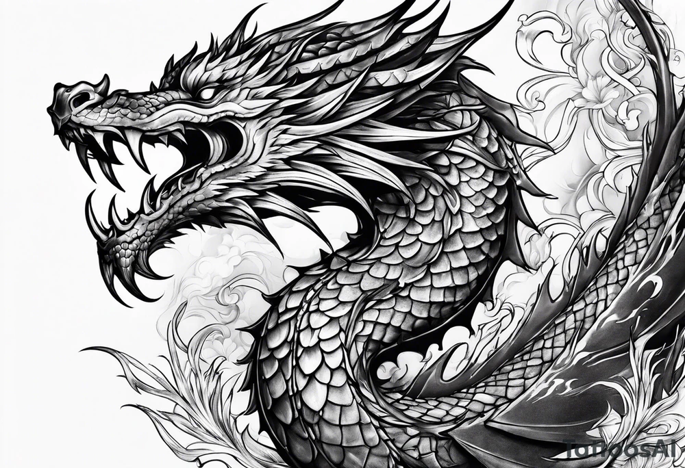 Drache tattoo idea