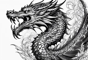 Drache tattoo idea