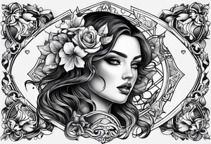 Déesse hell tattoo idea