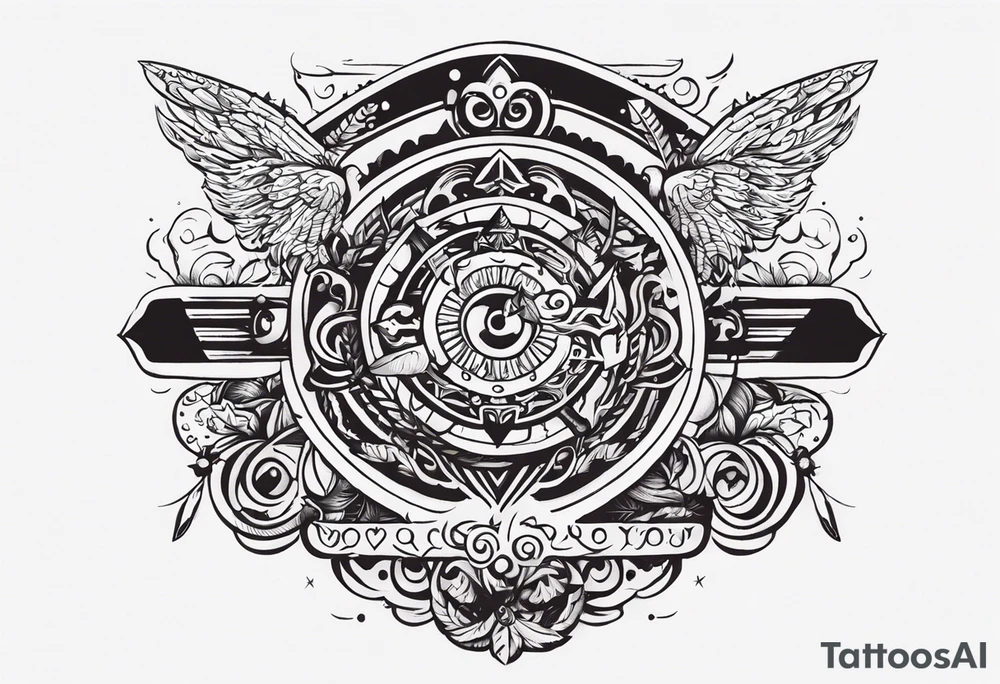 русская мифология черепа руны топоры мечи tattoo idea