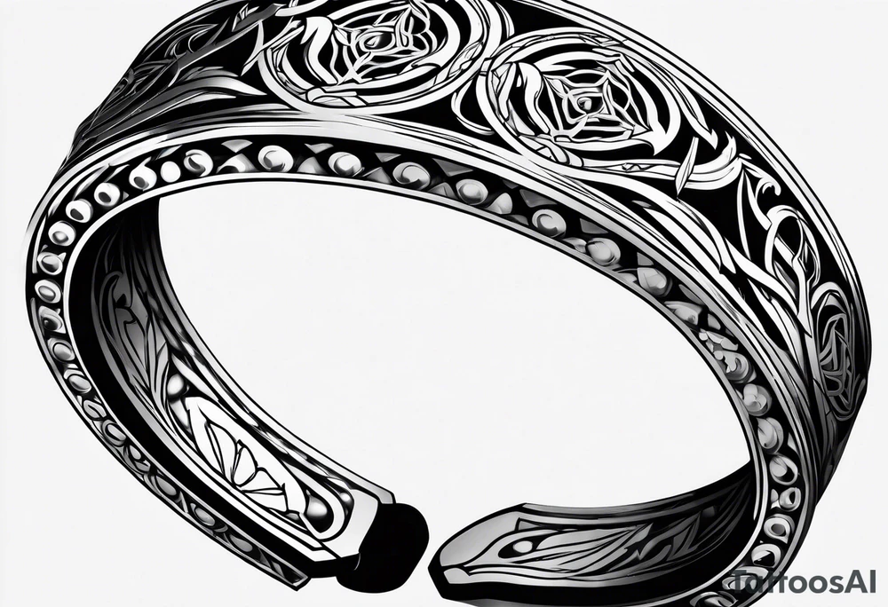 Art from dishonored game 
bracelet tattoo idea