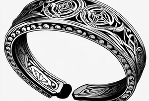 Art from dishonored game 
bracelet tattoo idea