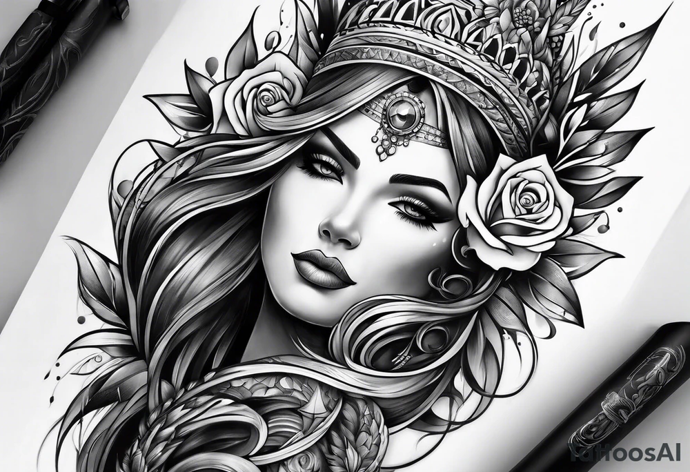 Half sleeve tattoo idea