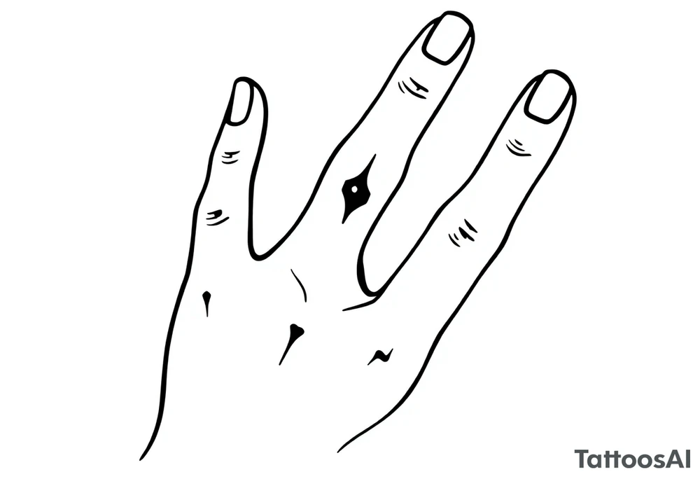 finger tattoo on the finger tattoo idea