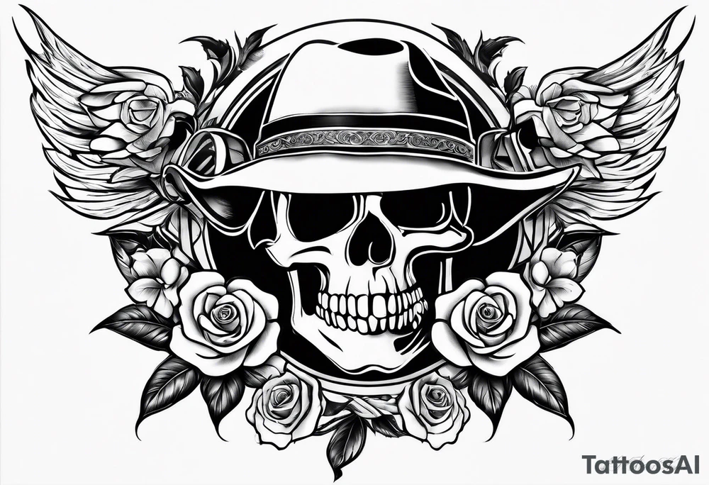 Guns and roses tattoo idea
