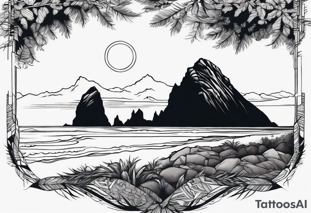 haystack rock tattoo idea