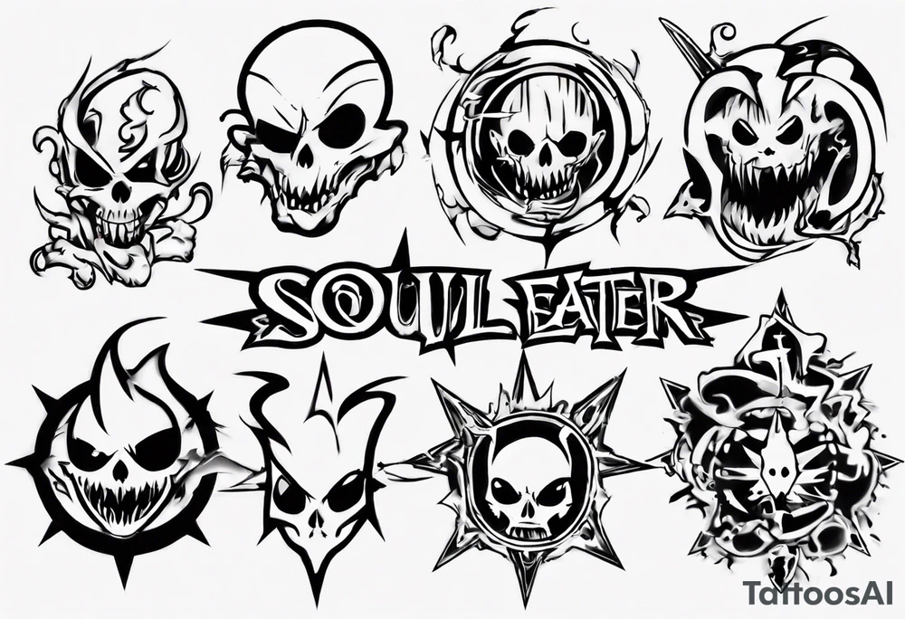 Soul eater tattoo idea