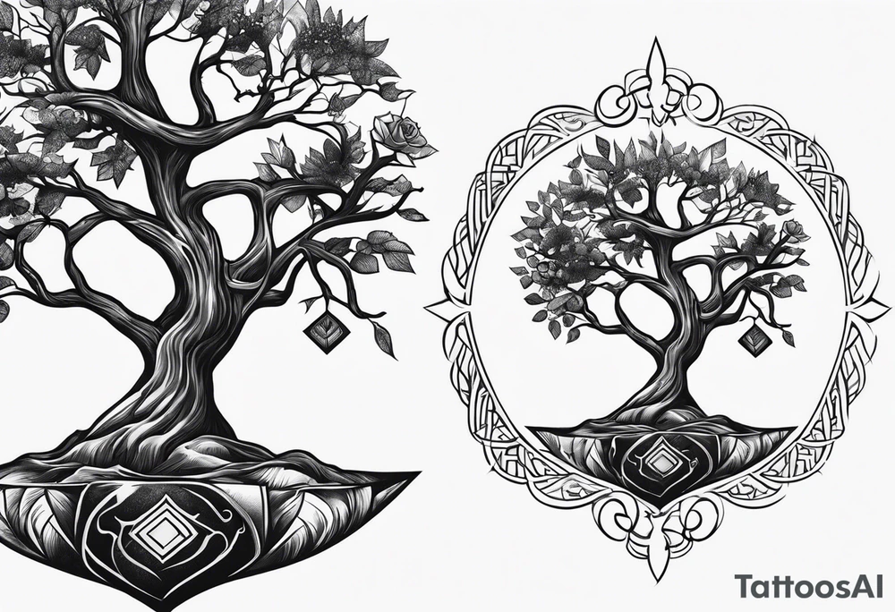 Poison tree tattoo idea