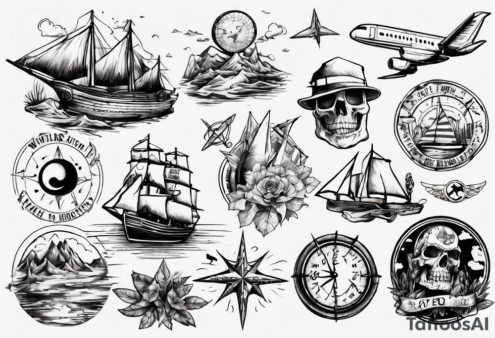 Travel tattoo idea