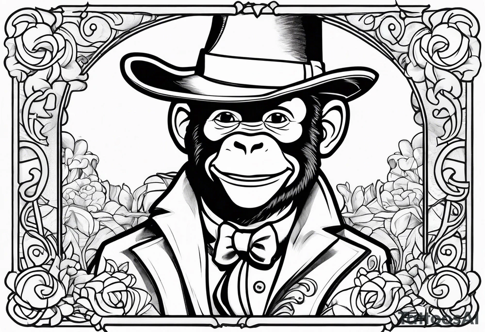 Curious George tattoo idea