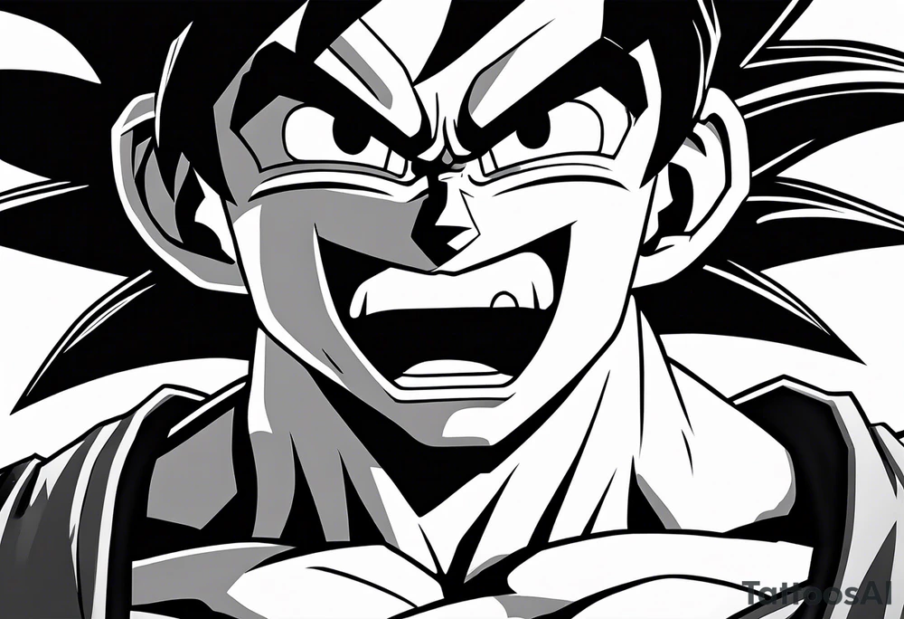 Son Goku tattoo idea