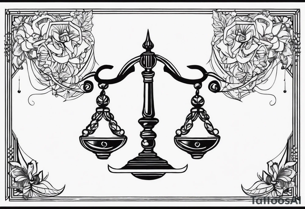 libra tattoo idea