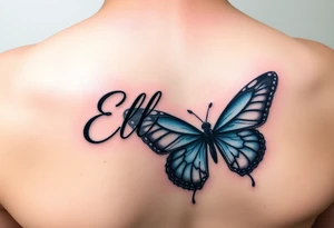 name 
EllaRay with a butterfly tattoo idea