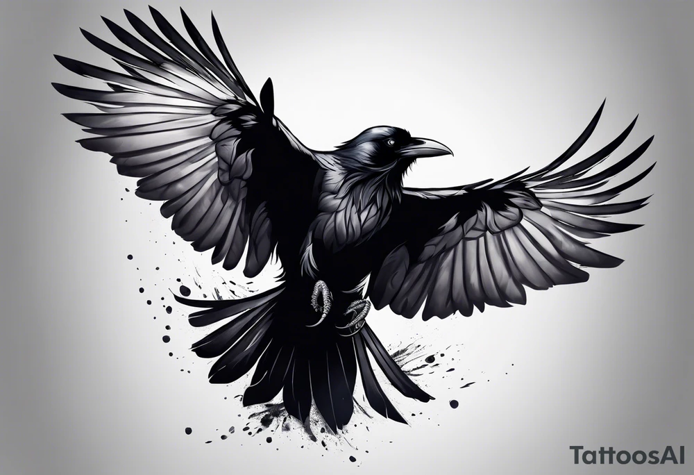 raven  fighting a felix tattoo idea