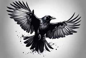raven  fighting a felix tattoo idea