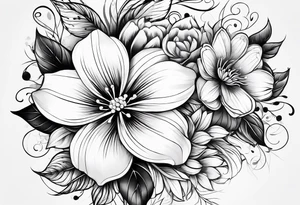 Eu quero uma tatuagem estilo suminagashi, com flores, uma coisa bem fluida tattoo idea