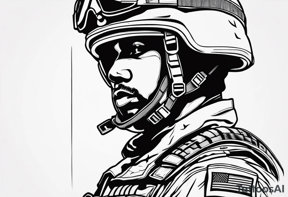 US SOLDIER tattoo idea
