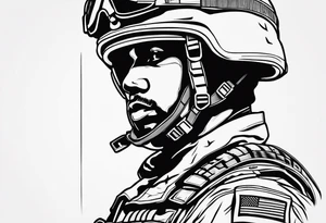 US SOLDIER tattoo idea