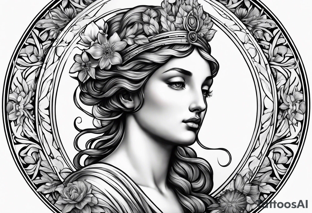 Venus the goddess tattoo idea