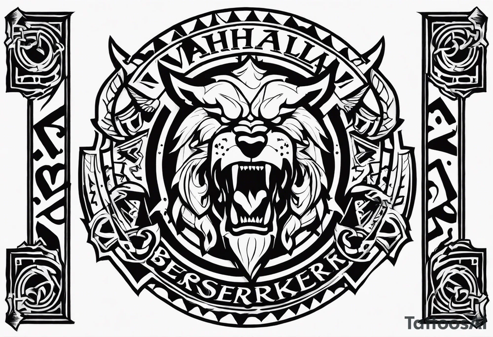 valhalla berserker tattoo idea