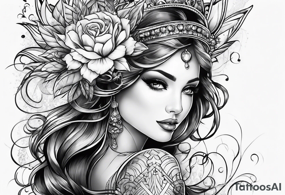 sparkle tattoo idea