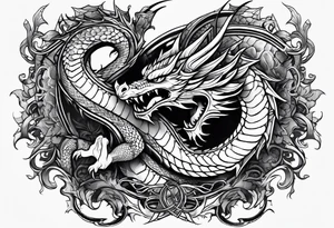 dragons tattoo idea