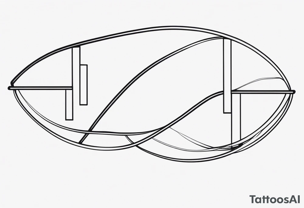 DNA strand tattoo idea
