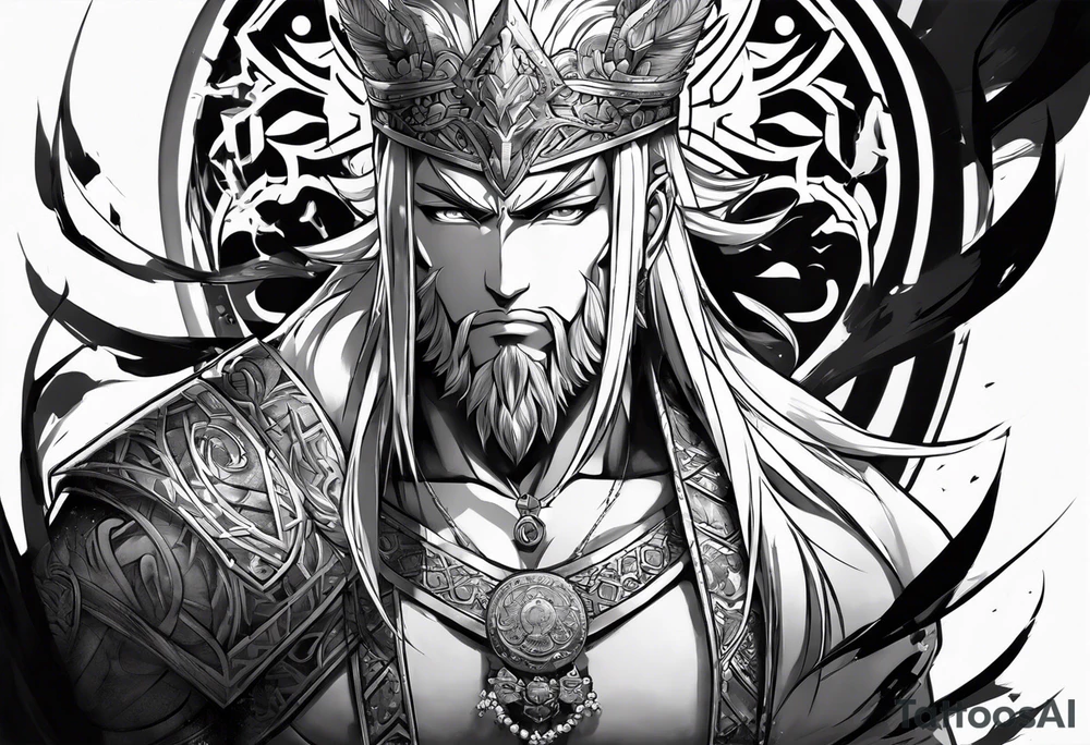 gilgamesh from fate stay night tattoo idea